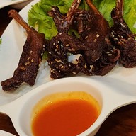 เมนูของร้าน ร้านป้าแดงลาบอุบล สาขา 1