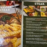 เมนู Pizzamania & Steak House