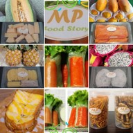 MP Food Story ขนมปังปิ้ง สลัดโรล ผลไม้ปอก ของทานเล่น น้ำชง
