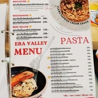 เมนู พิซซ่า พาสต้า ERA VALLEY บางขุนเทียน