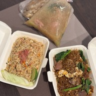 ราดหน้า ยอดผัก เฮงเฮง บางแก้ว