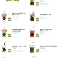 เมนู CHICHA San Chen CentralWorld