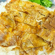 เมนูของร้าน ข้าวมันไก่ทอดเจ๊แกะ