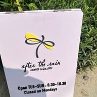 เมนู After The Rain Coffee & Gallery