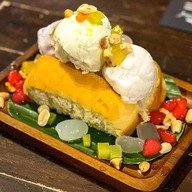 เมนูของร้าน ขนมจีนต้นก้ามปู นวลจันทร์ .