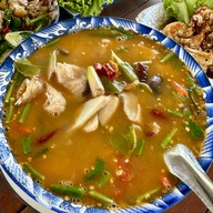 เมนูของร้าน ครัวทิดต้อย แพริมน้ำ หน้าที่ว่าการอำเภอเสนา