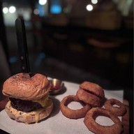 Homeless bar and grill