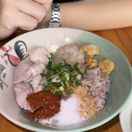 เมนูของร้าน ส.สมิทธิ์ ก๋วยเตี๋ยวต้มยำมะนาวสด บางใหญ่