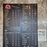 เมนู กาแฟถ้ำสิงห์ ณ จุดชมวิวเขามัทรี : Thamsing Cafe' เขามัทรี