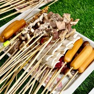 เมนูของร้าน ปิ้งย่างหม่าล่าหน้าแบงค์