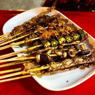 เมนูของร้าน ปิ้งย่างหม่าล่าหน้าแบงค์