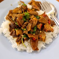 เมนูของร้าน บลูก๋วยเตี๋ยวหมูตุ๋น&คอฟฟี่กาแฟสด .