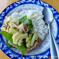 เมนูของร้าน ข้าวแกงคำอี่