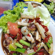 ตำยำแซ่บจี๊ดทะเลเผา ตำยำแซ่บจี๊ดทะเลเผา