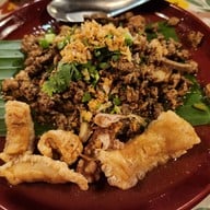 เมนูของร้าน กิ๋นลำกิ๋นดี สันทราย