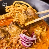 เมนูของร้าน ลืมลืน ก๋วยเตี๋ยวต้มยำหมูกรอบ น่าน