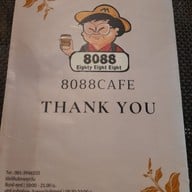 เมนู 8088 Coffee & Cafe’ ราชบุรี