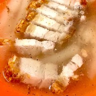 เทพนคร ขัาวมันไก่  เกาเหลาเลือดหมู