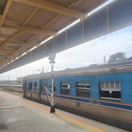บรรยากาศ สถานีรถไฟชะอำ