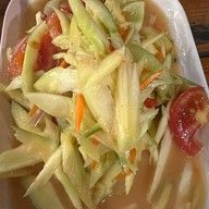 เมนูของร้าน ส้มตำแปดริ้ว