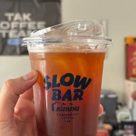 เมนูของร้าน Slowbar หน้าบ้าน