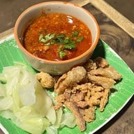 เมนูของร้าน ลาบบังเกอร์ ริมน้ำปิง