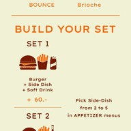 เมนู BOUNCE BURGER หยุด