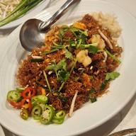เมนูของร้าน หมี่กรอบเต็กเฮง หมี่กรอบ ร.5 ตลาดพลู