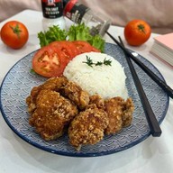 ข้าวไก่ทอด Happy Fries Day