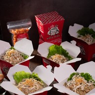 หมี่ไฉ ไก่ฉีก - หมี่ไก่ฉีก น้ำพริกหมูกระจก -