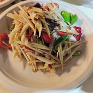 เมนูของร้าน ส้มตำป.1/42&ยำปลาร้าซิ่ง(ตลาดคูคตสเตชั่น)