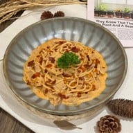 สปาเก็ตตี้ซอสครีมมิโสะ