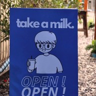 เมนู take a milk. นมสด & ขนมปังปิ้ง