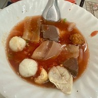 เมนูของร้าน เย็นตาโฟวัดแขก