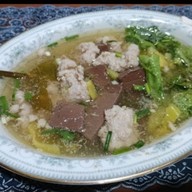 เมนูของร้าน เกาเหลาเลือดหมู สุขุมวิท 23