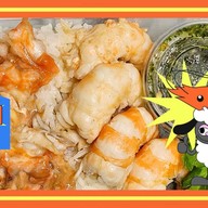 ข้าวกุ้งแกะ กุ้งเผา shrimpsheep