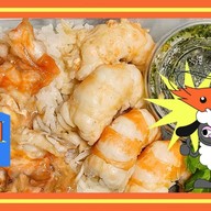 ข้าวกุ้งแกะ กุ้งเผา shrimpsheep