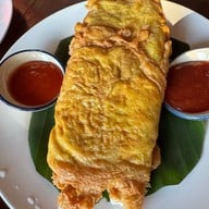 เมนูของร้าน บ้านสวนริมคลอง ขายผัดไทยอร่อยมาก