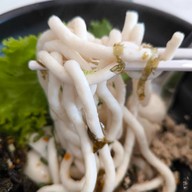 เมนูของร้าน A JUNG Fish Ball • อจัง ฟิชบอล (ชื่อเดิม สอาด ลูกชิ้นปลา) ถนนบรมราชนนี