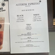 Asterisk Espresso Asterisk Espresso Phangnga (PNA)
