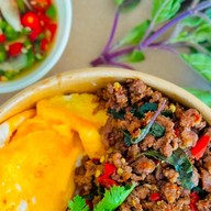 🔥กระเพราเนื้อโคขุนไข่ข้นเยิ้มๆ ฮาลาล 📣อร่อยอันดับหนึ่ง ✅อันวากระเพราเนื้อโคขุน