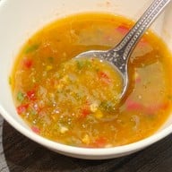 เมนูของร้าน สมบูรณ์โภชนา สามย่าน ตึกจามจุรีสแควร์