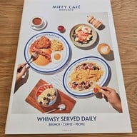 เมนู Miffy Café Bangkok