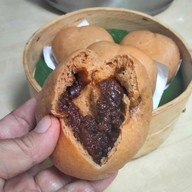 เมนูของร้าน น้ำชาคู่กับซาลาเปา