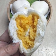 เมนูของร้าน น้ำชาคู่กับซาลาเปา