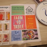 เมนู Ginger farm kitchen Emporium