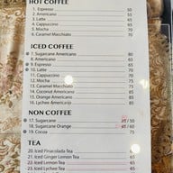 เมนู BODY BUTTER BAKE CAFE PTT สิรินธร