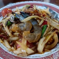 เมนูของร้าน ส้มตำ ป.1/47&ยำปลาร้าซิ่ง(สถานีรถไฟฟ้าคูคต) (สถานีรถไฟฟ้าคูคต)