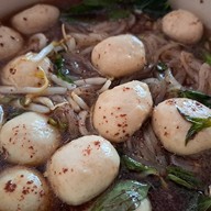 เมนูของร้าน ก๋วยเตี๋ยวหมู-เนื้อ(ตาเบิ้ม)