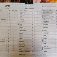 เมนู ส้มตำห้าแยกxสี่พระยา